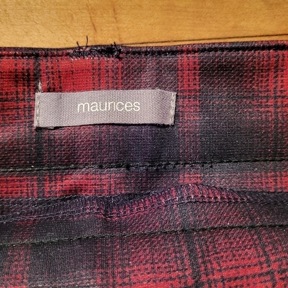 Maurices Buffalo Plaid Mini Skirt Size 2X